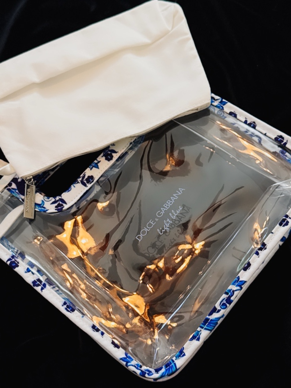 Dolce & Gabbana White Clear Packaging with Black Printing